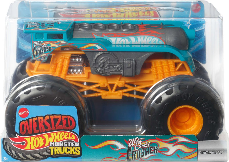 Hot Wheels WC Crusher Oversized Monster Trucks, side angle