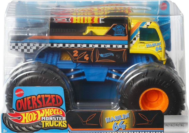 Hot Wheels Haulin 64 Oversized Monster Trucks, side angle