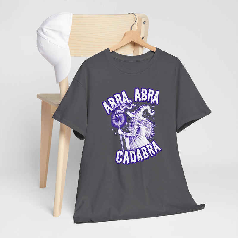 'Abracadabra' Halloween Band Lyric T-Shirt, showing reverse