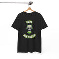 'Vinyl Ain't Dead' Headphones Men's T-Shirt, close-up detail