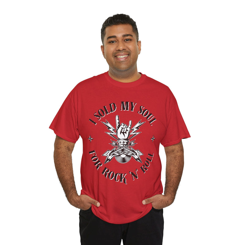 'I Sold My Soul for Rock 'n' Roll' T-Shirt, showing reverse