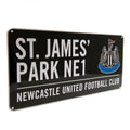 Newcastle United FC Colour Street Sign, alternate view