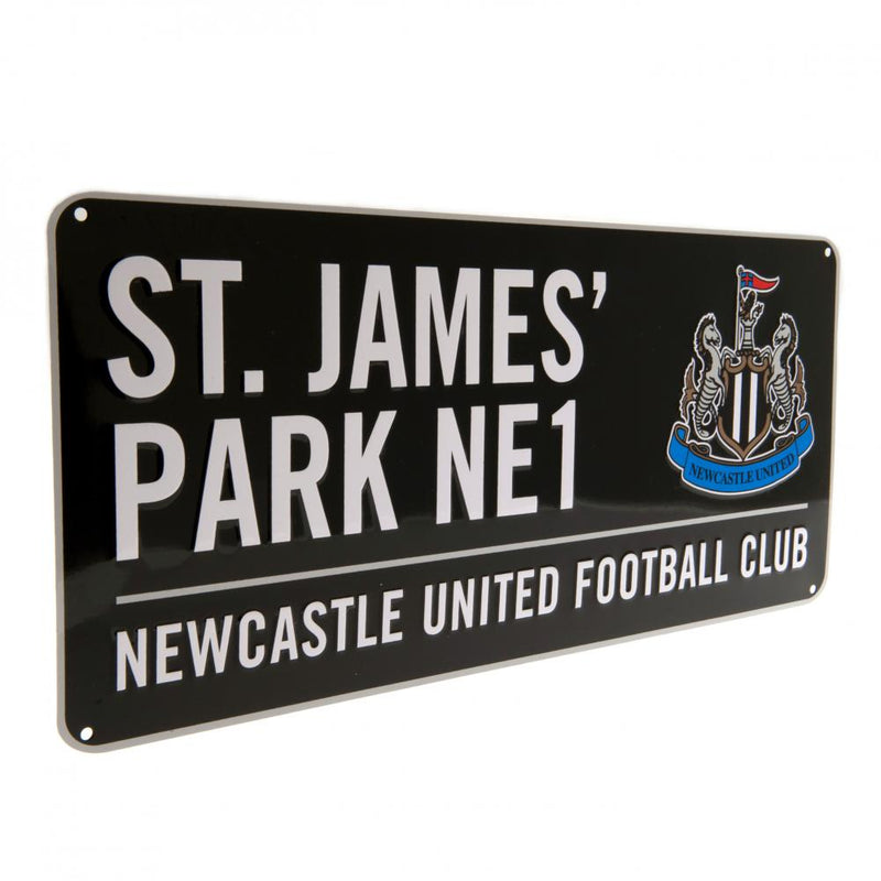 Newcastle United FC Colour Street Sign, alternate view