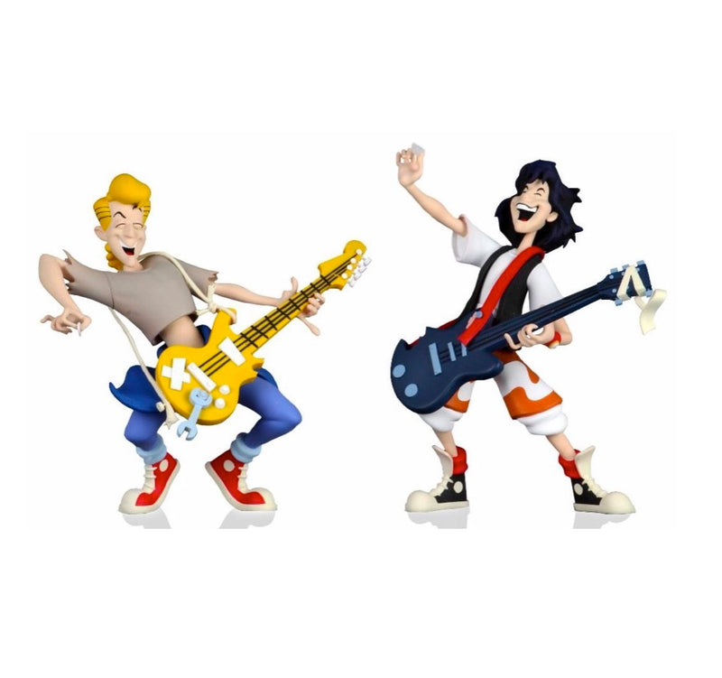 Bill & Ted's Excellent Adventure Toony Classics 6" Figure 2-Pack front view