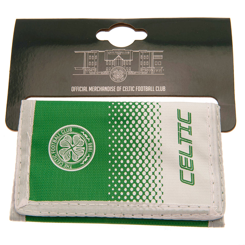 Celtic FC Fade Wallet, close-up detail