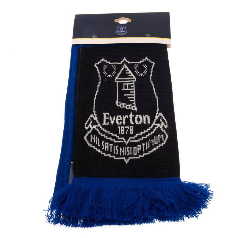 Everton FC Nero Scarf, close-up detail
