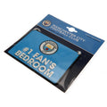 Manchester City FC Bedroom Sign No1 Fan, side angle