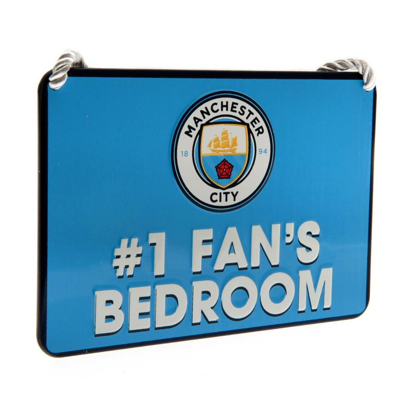 Manchester City FC Bedroom Sign No1 Fan collectible from Infinity Collectibles 2026
