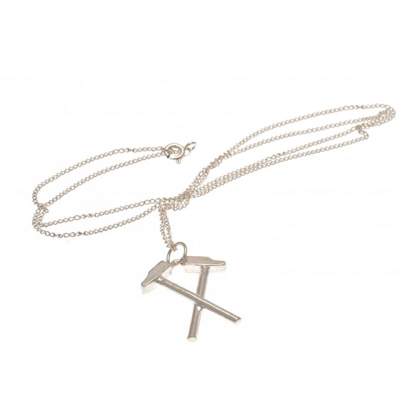West Ham United FC Sterling Silver Pendant & Chain HM, alternate view