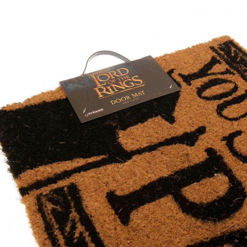 The Lord Of The Rings Doormat, side angle