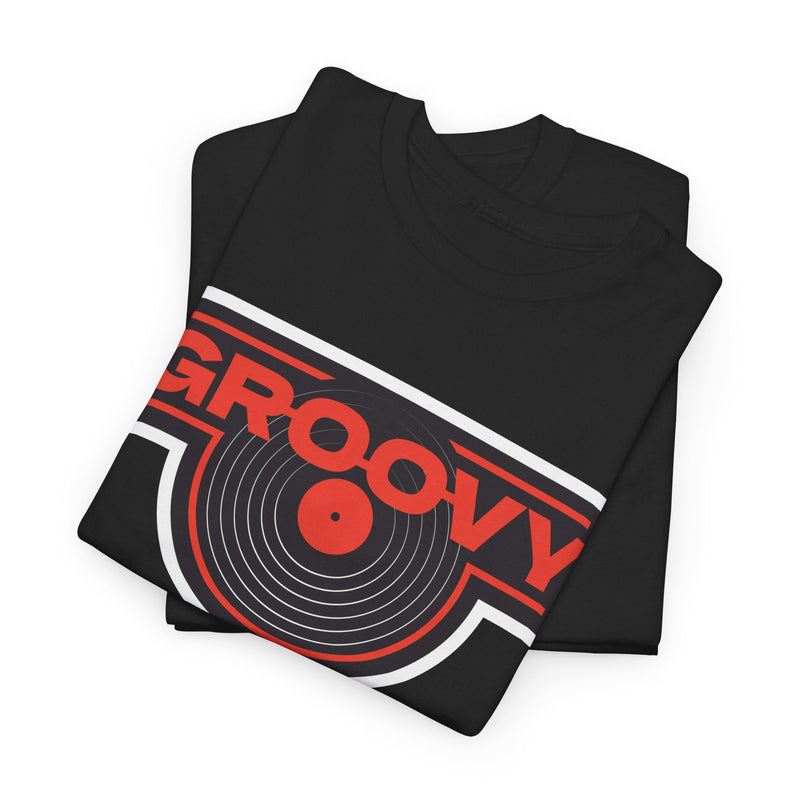 'Groovy' Men's T-Shirt, showing reverse
