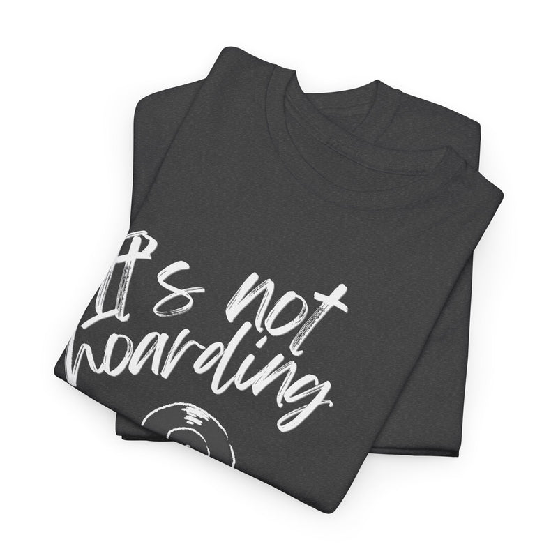'It's Not Hoarding If It's Vinyl' Men's T-Shirt, packaging shot