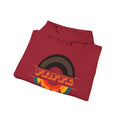 Vinyl Record Logo Men's Hoodie, close-up detail
