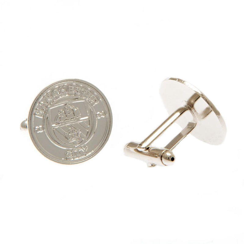 Manchester City FC Silver Plated Formed Cufflinks collectible from Infinity Collectibles 2026