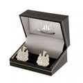 Newcastle United FC Silver Plated Formed Cufflinks, alternate view