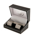Manchester City FC Tie Slide & Cufflink Set, close-up detail