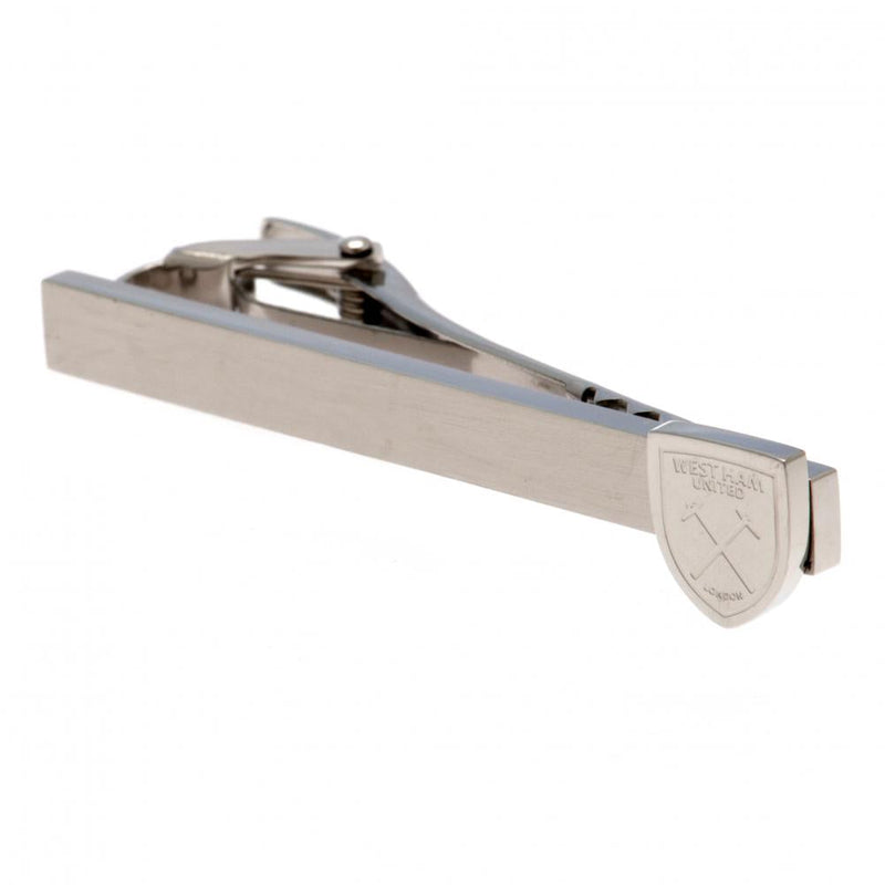West Ham United FC Tie Slide & Cufflink Set, side angle