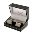 West Ham United FC Tie Slide & Cufflink Set, close-up detail