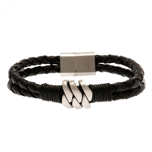 West Ham United FC Leather Bracelet, alternate view