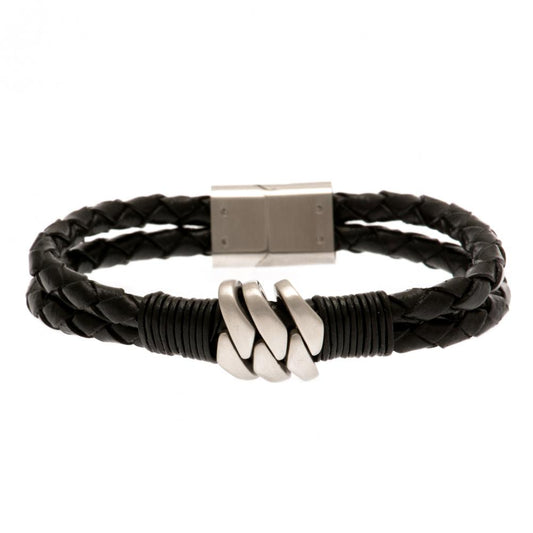 West Ham United FC Leather Bracelet, alternate view