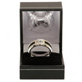 Manchester City FC Black Inlay Ring Medium, side angle