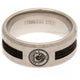Manchester City FC Black Inlay Ring Medium