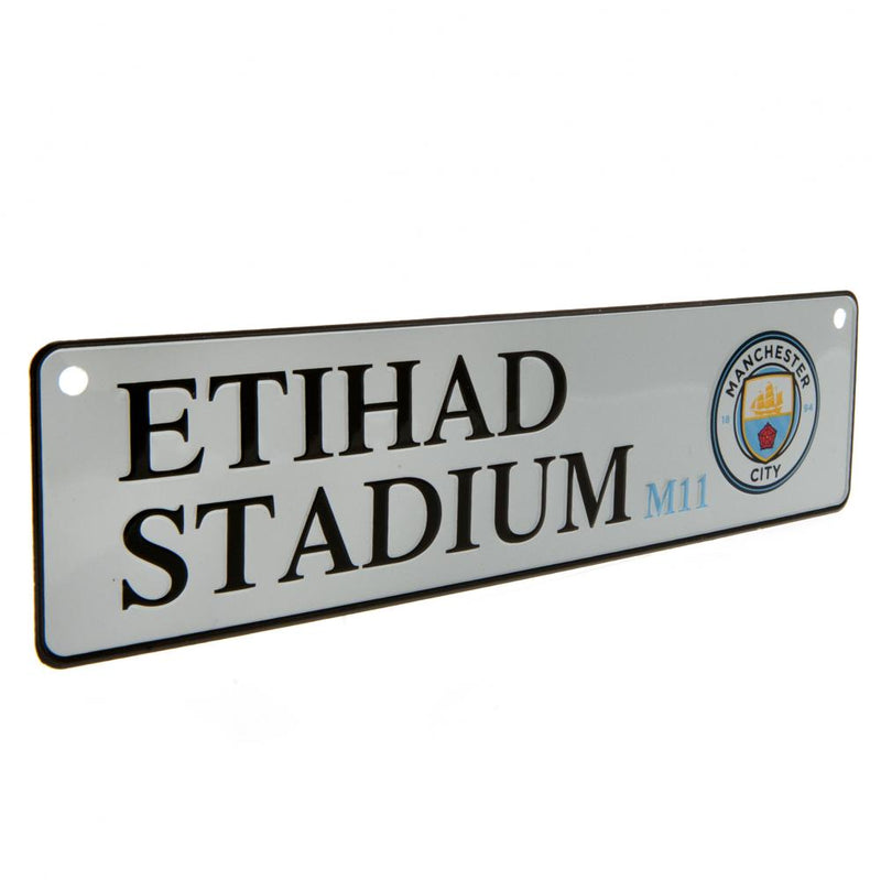 Manchester City FC Window Sign, alternate view