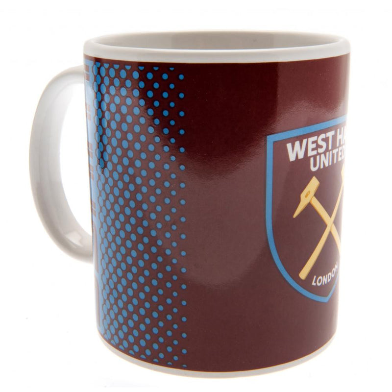 West Ham United FC Fade Mug collectible from Infinity Collectibles 2026