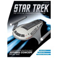 U.S.S. Enterprise Shuttlecraft NCC-1701 / 5 Al-Biruni Matt Jefferies Shuttle Concept (TOS) Model Diecast Ship (Ea, in display