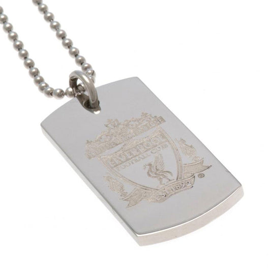 Liverpool FC Engraved Dog Tag & Chain CR collectible from Infinity Collectibles 2026