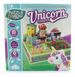 Puzzle and Grow Unicorn Garden Maxi Series Craft and Plant Kit for Kids