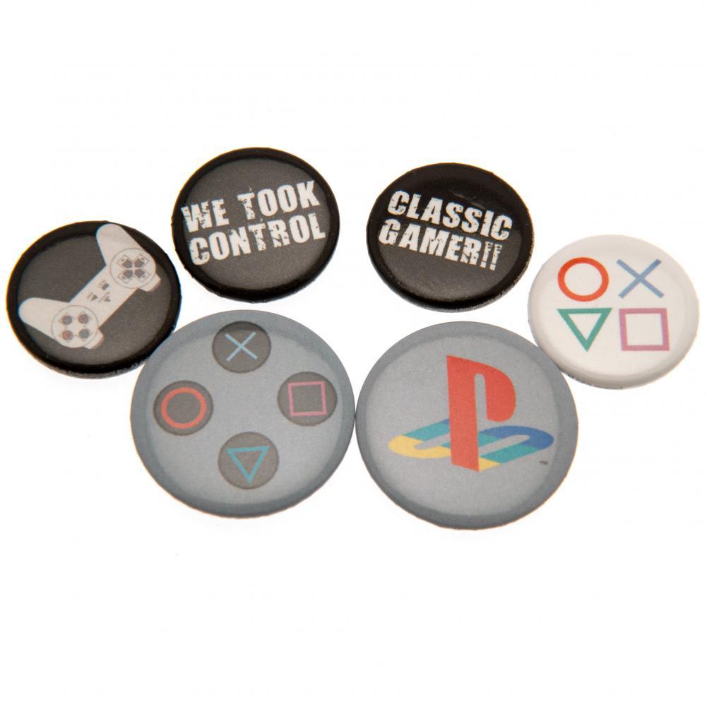 PlayStation Button Badge Set