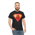'Vinyl Man' Men's Superhero T-Shirt, alternate view