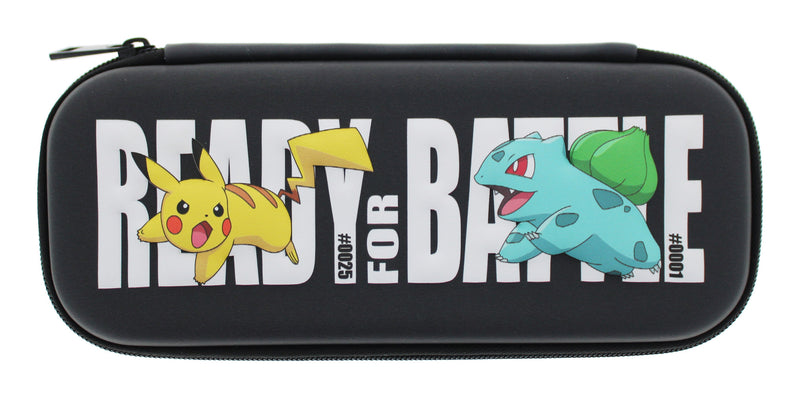 Pokemon Pikachu and Bulbasaur Novelty Pencil Case close up detail