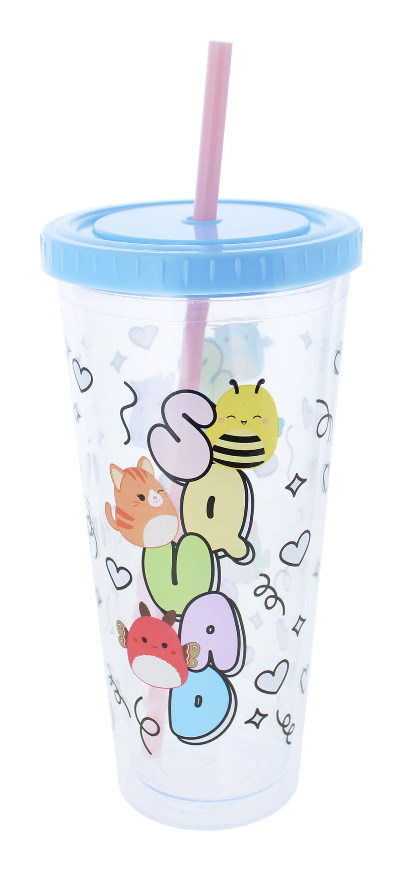 Squishmallows Beaker & Straw collectible from Abgee