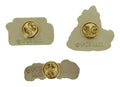 Wicked Pin Badges, close-up detail