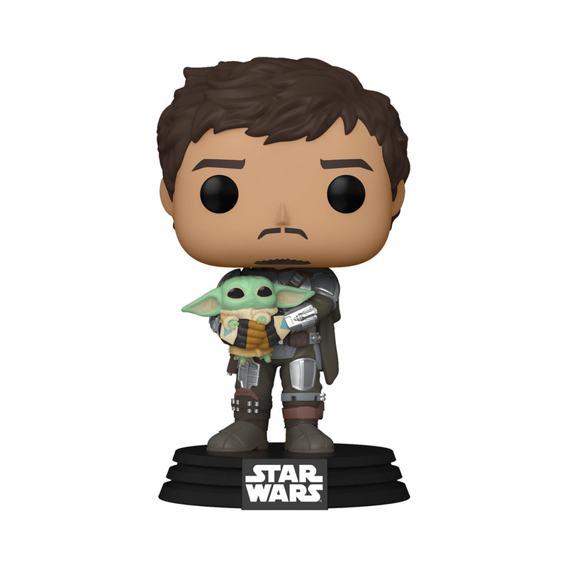 Pop! Star Wars Mandalorian The Mandalorian with Grogu