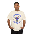 'Catch You On The Flip Side' Men's Vinyl T-Shirt, side angle