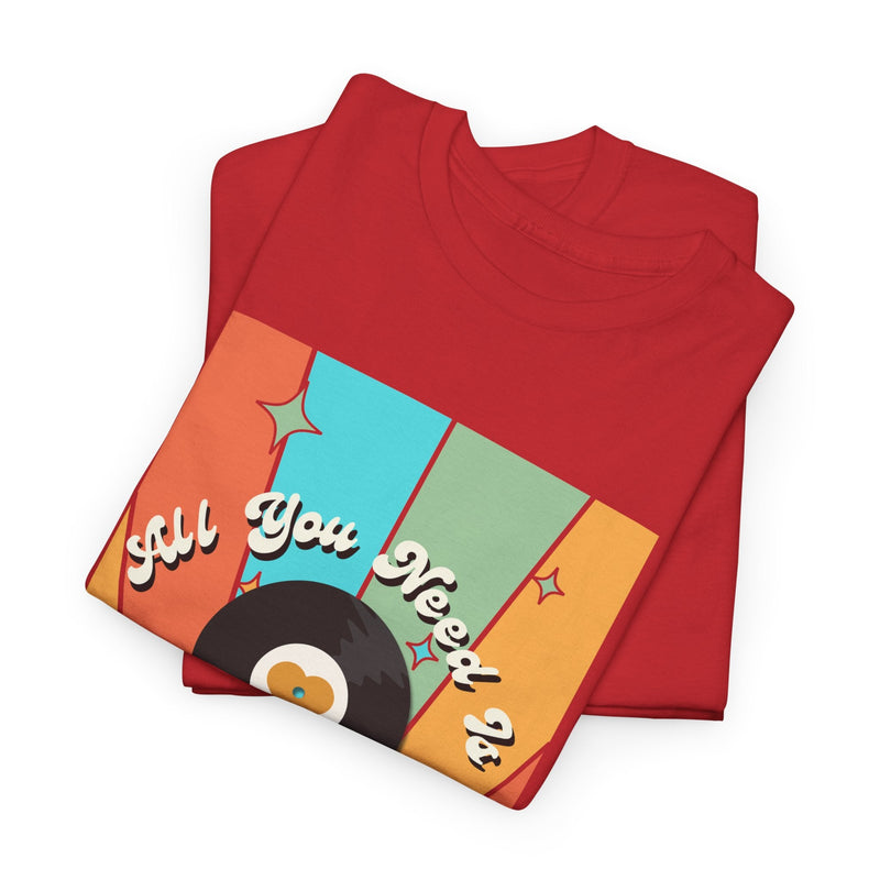 'All You Need Is Vinyl' T-Shirt, side angle