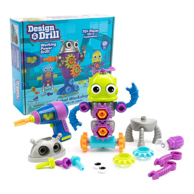 Design and Drill Robot Workshop Construction Kit