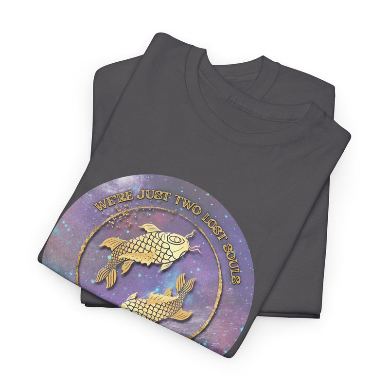 'Lost Souls' Celestial Fish Lyric T-Shirt, packaging shot