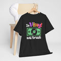 'In Vinyl We Trust' Men's T-Shirt, side angle