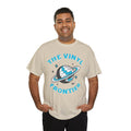 The Vinyl Frontier T-Shirt, close-up detail