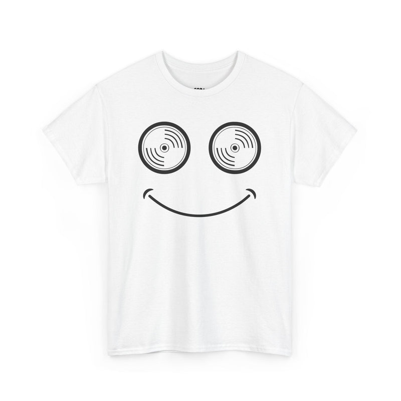 Vinyl Makes Me Happy Men's T-Shirt, packaging shot