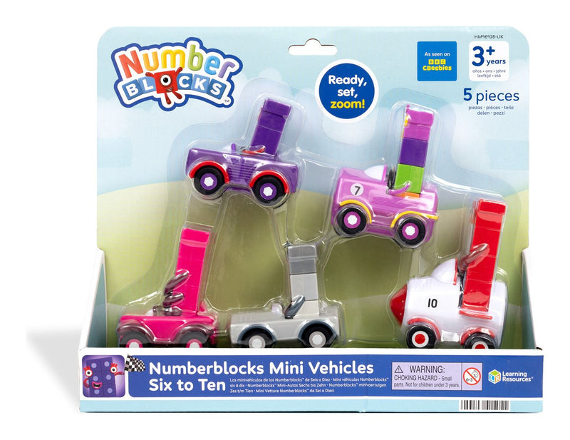 Numberblocks 6-10 Mini Vehicles - Image