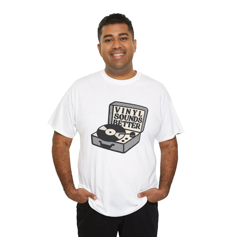 'Vinyl Sounds Better' T-Shirt, packaging shot