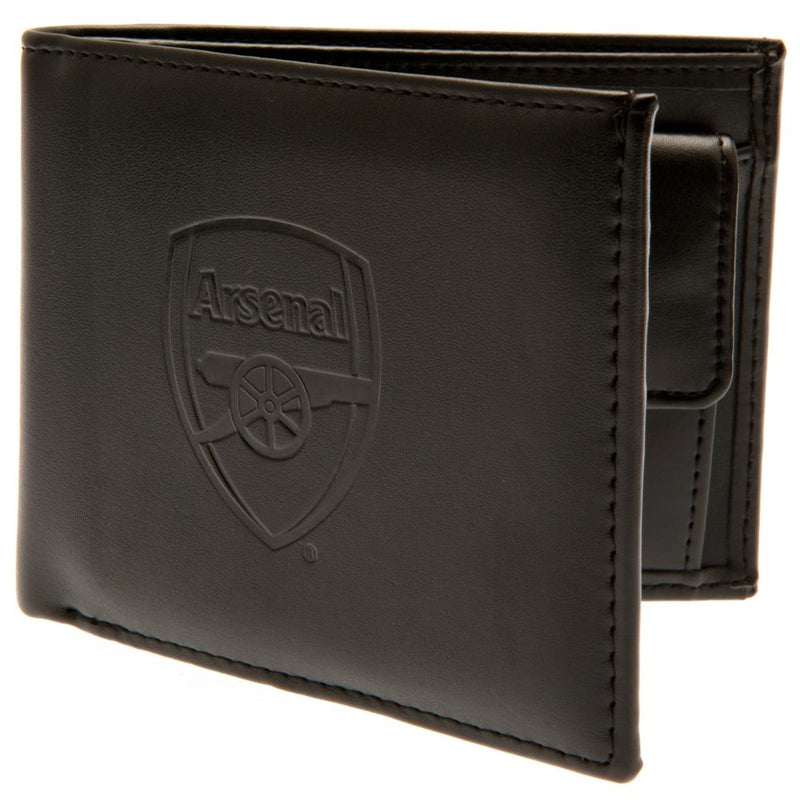 Arsenal FC Debossed Wallet, side angle