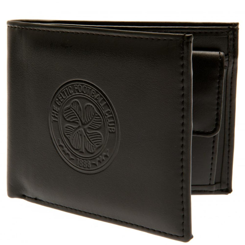 Celtic FC Debossed Wallet, side angle