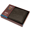 West Ham United FC Debossed Wallet, close-up detail