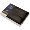 Everton FC rfid Anti Fraud Wallet, close-up detail